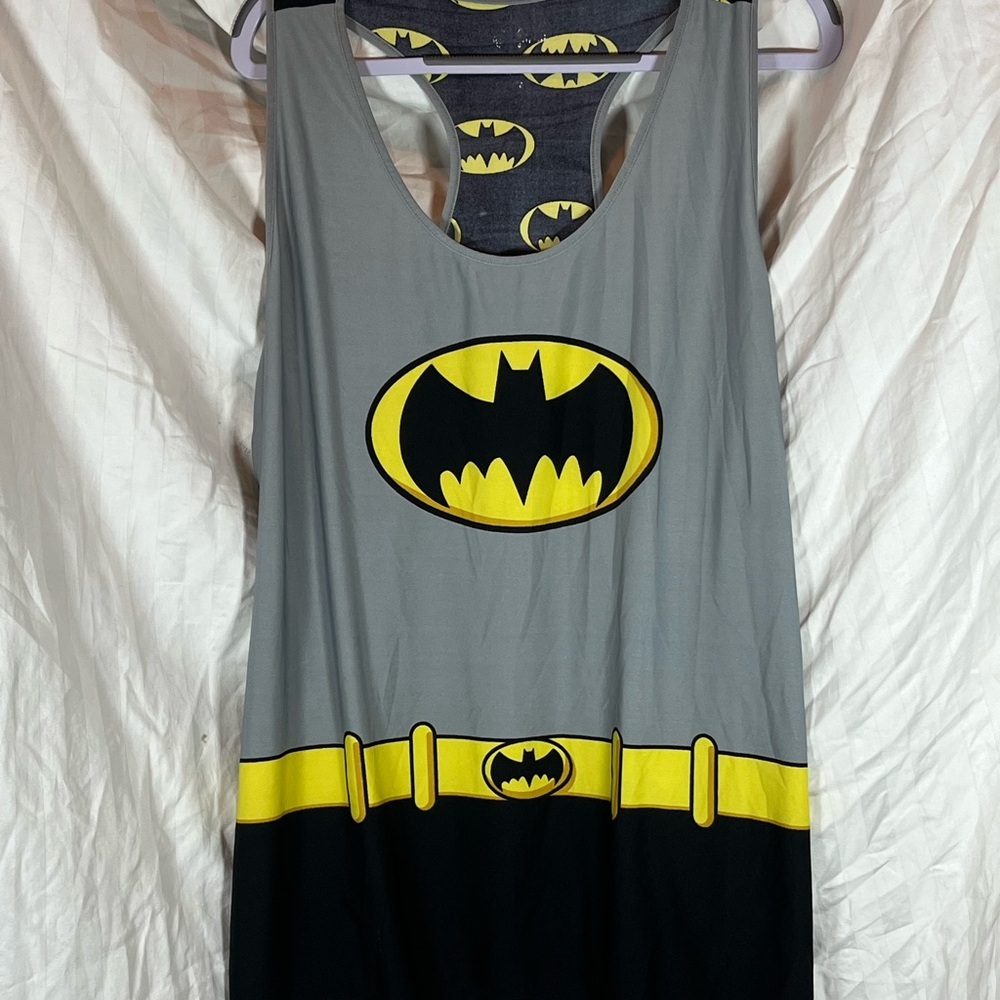 Batman Themed‎ Sleeveless Dress